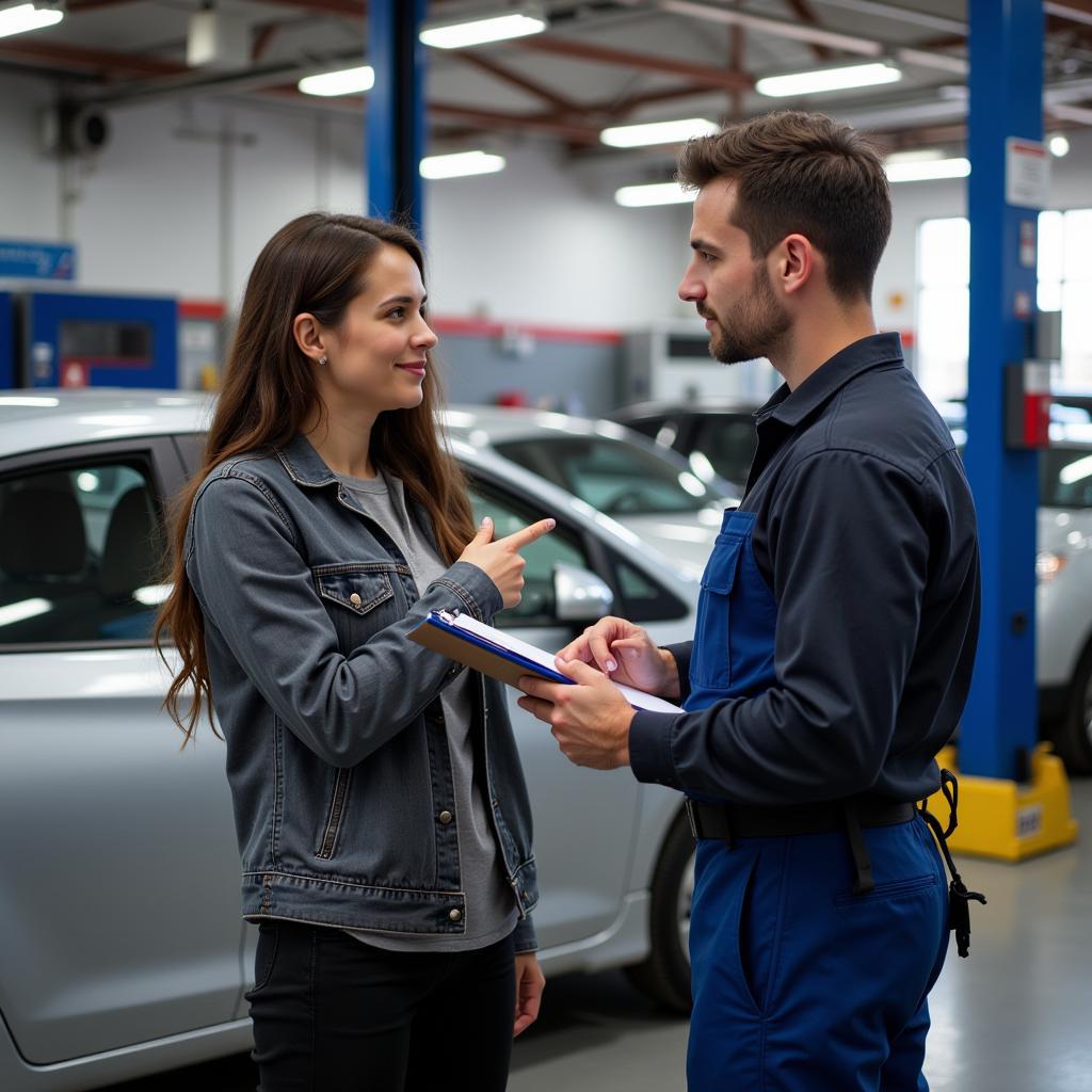 Customer Asking Mechanic Questions