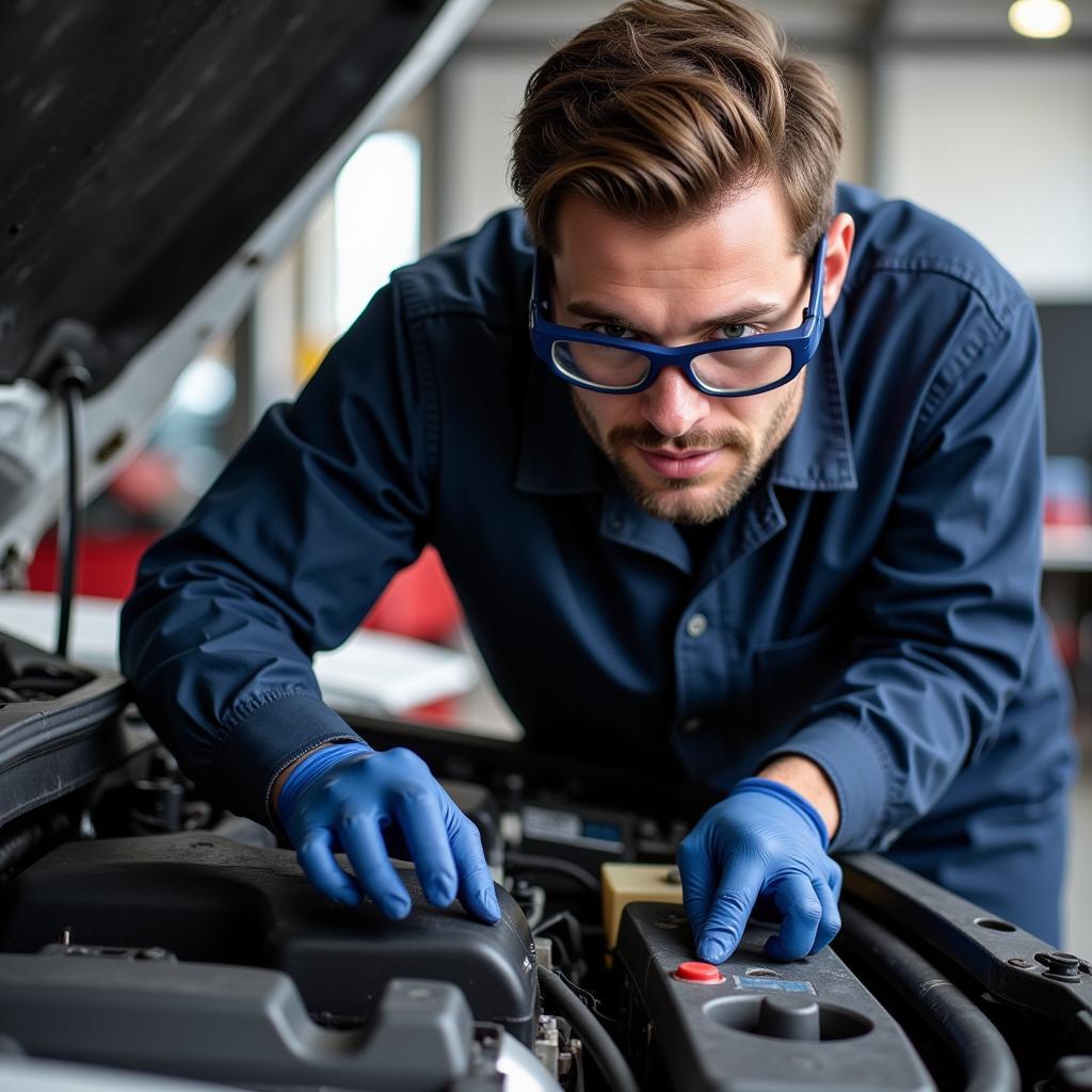 Astro Auto Service Inc. Mechanic at Work