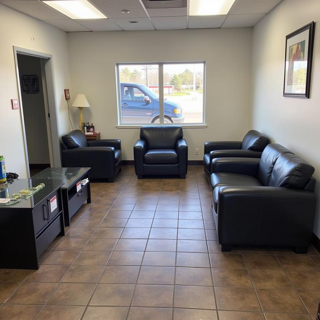 Comfortable Customer Waiting Area at Atlee Auto Service