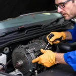 Checking the automatic transmission fluid level