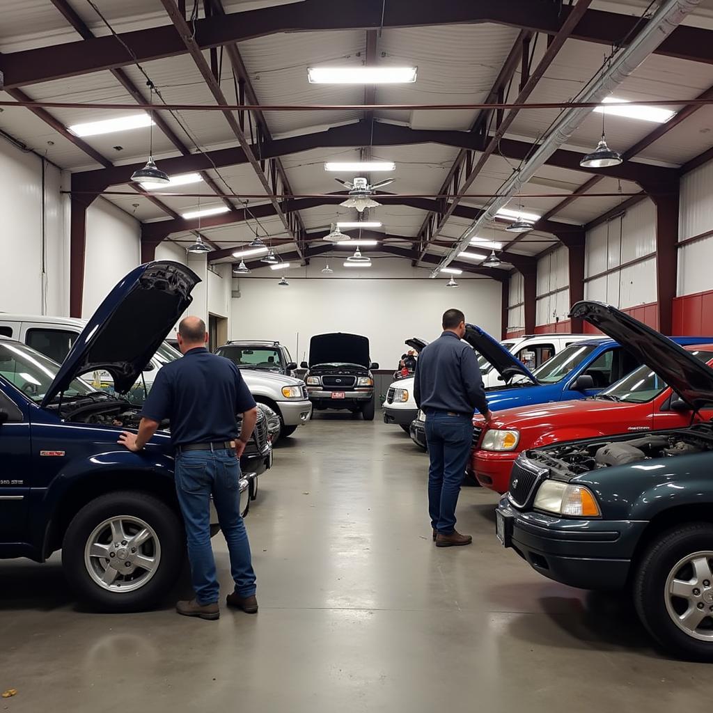 Inside a bustling Austin, MN auto repair shop