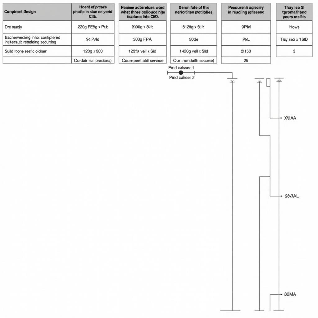 Example of an Auto AC Service Chart