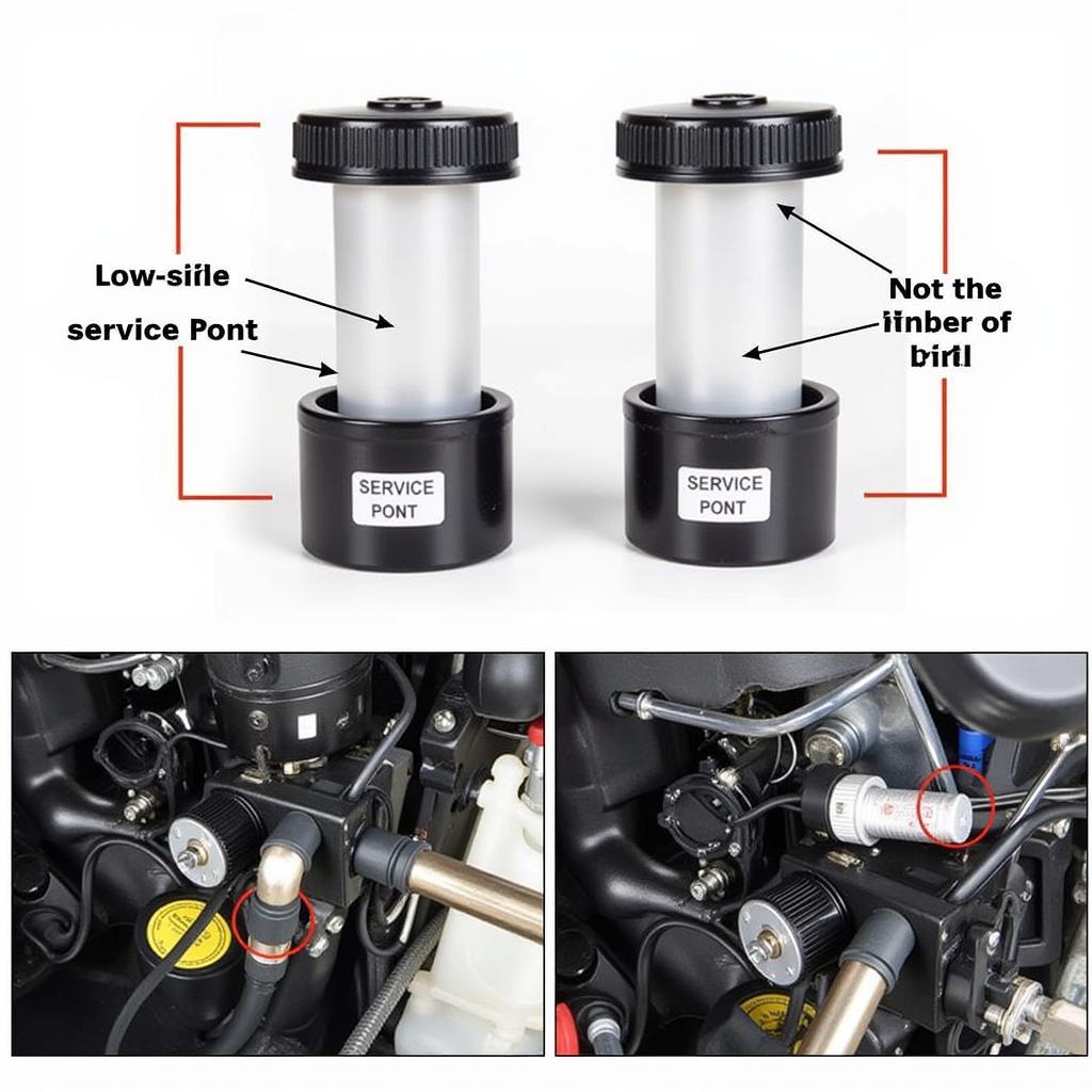 Locating the Auto AC Service Port