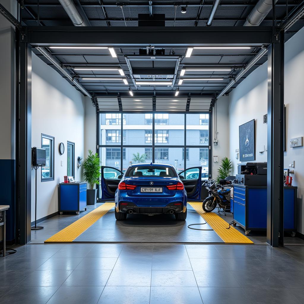 Modern Service Bay at Auto Bavaria Jalan Tun Razak