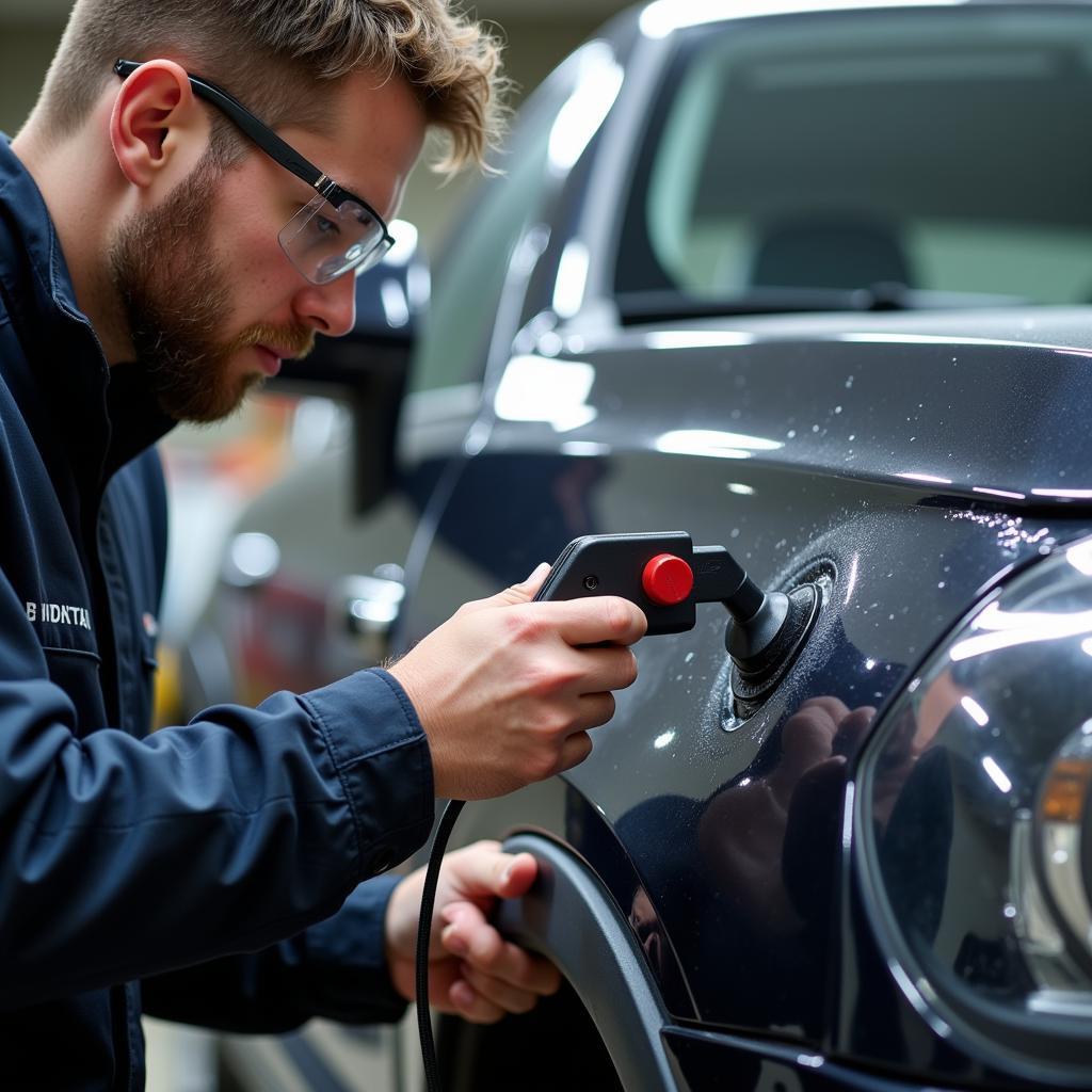 Assessing Vehicle Damage in Red Deer