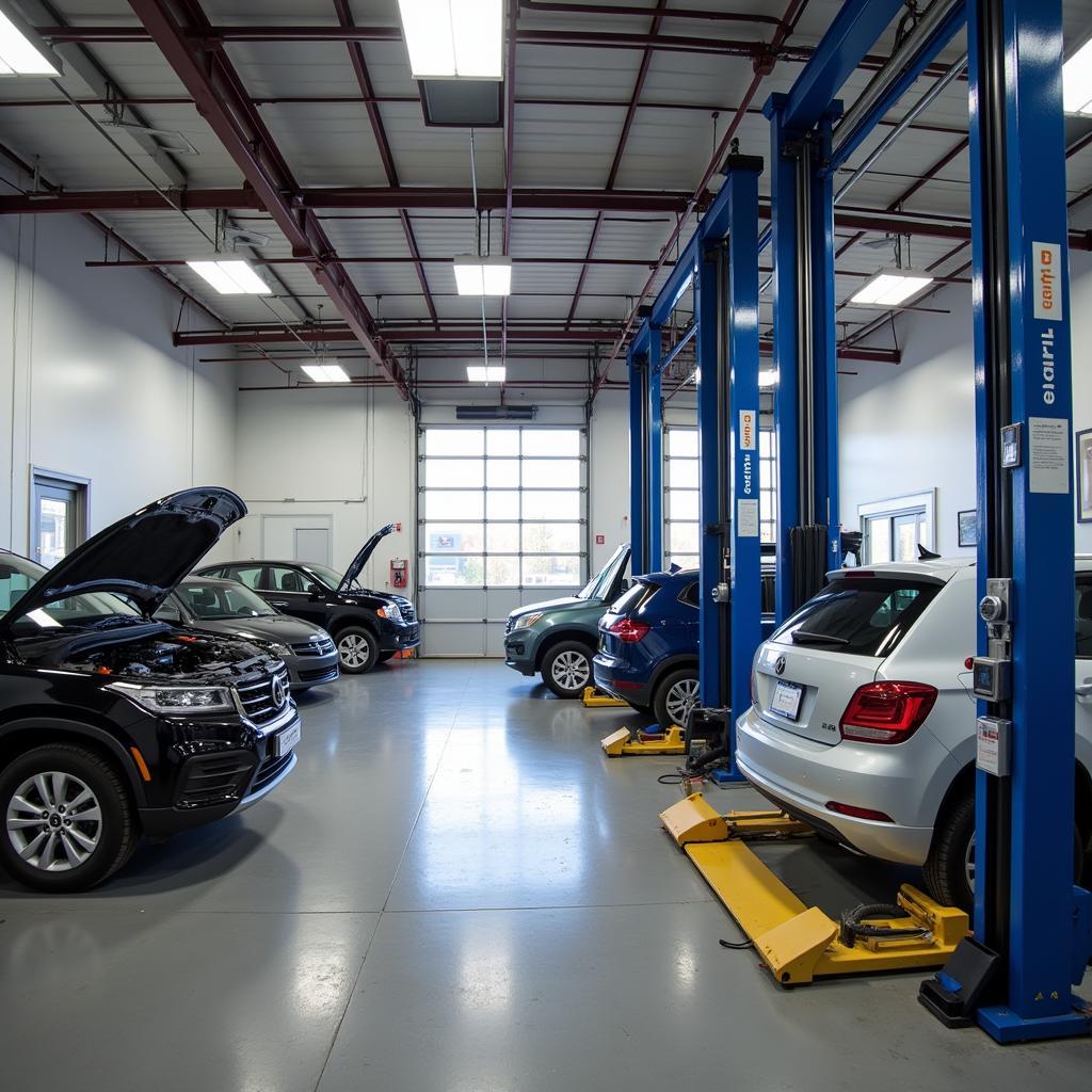 Modern Auto Body Repair Shop Equipment Near 37640 Mound Road