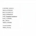 Keywords for Auto Club Retail Service Specialist Resume