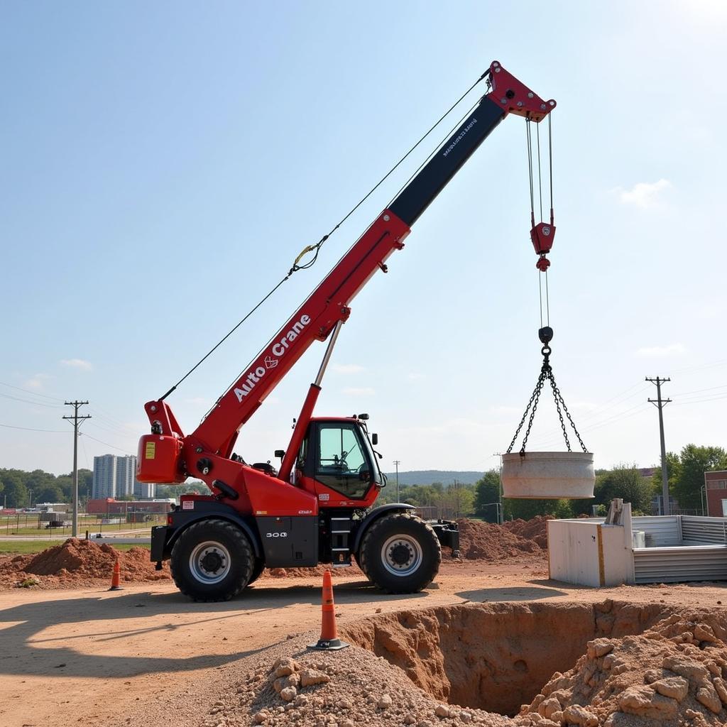 Auto Crane 3203 PRX in Operation