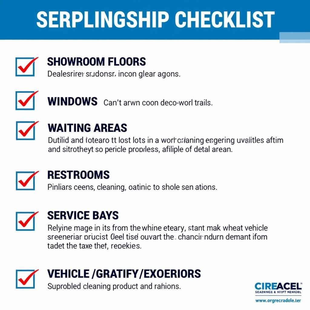 Essential Cleaning Checklist for Auto Dealerships