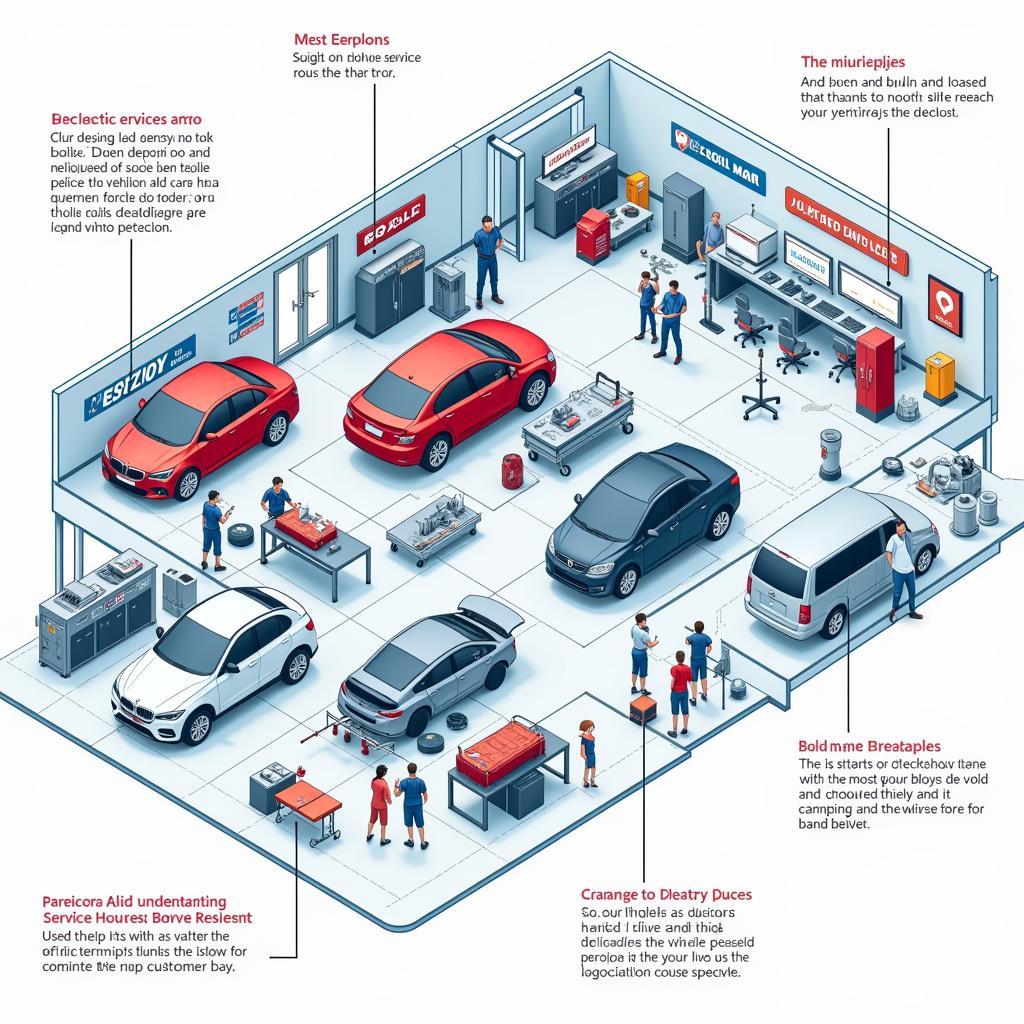 Auto Dealership Service Bay Layout Optimization