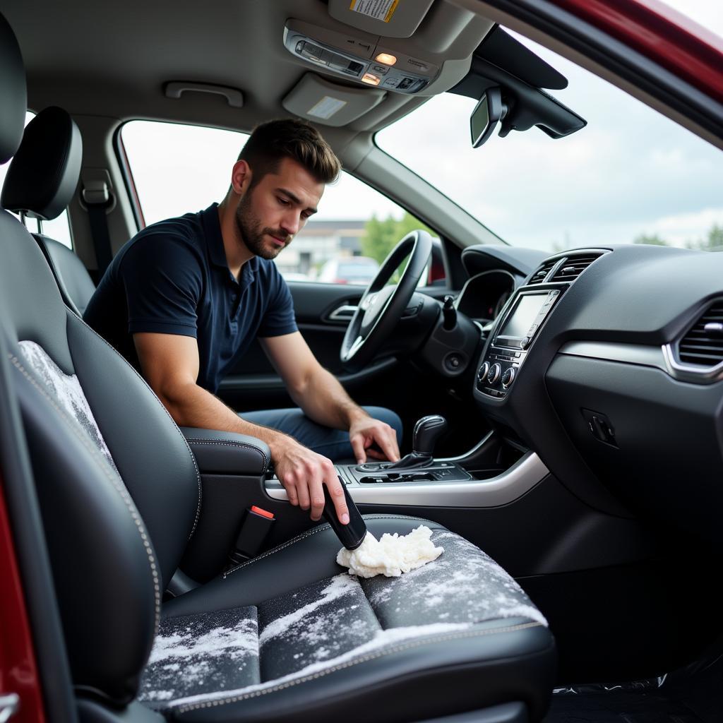 Interior car cleaning in Concord, CA