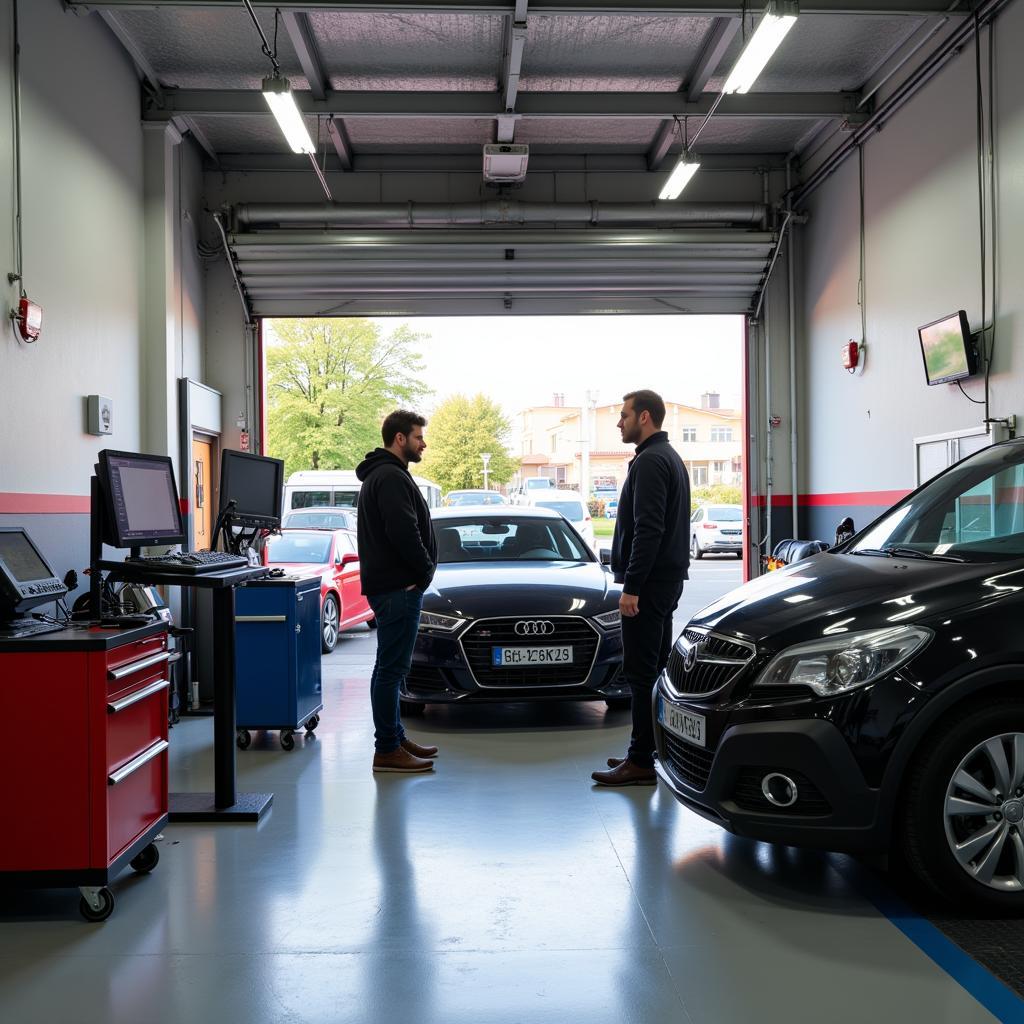 Modern Auto Service Garage in Brașov