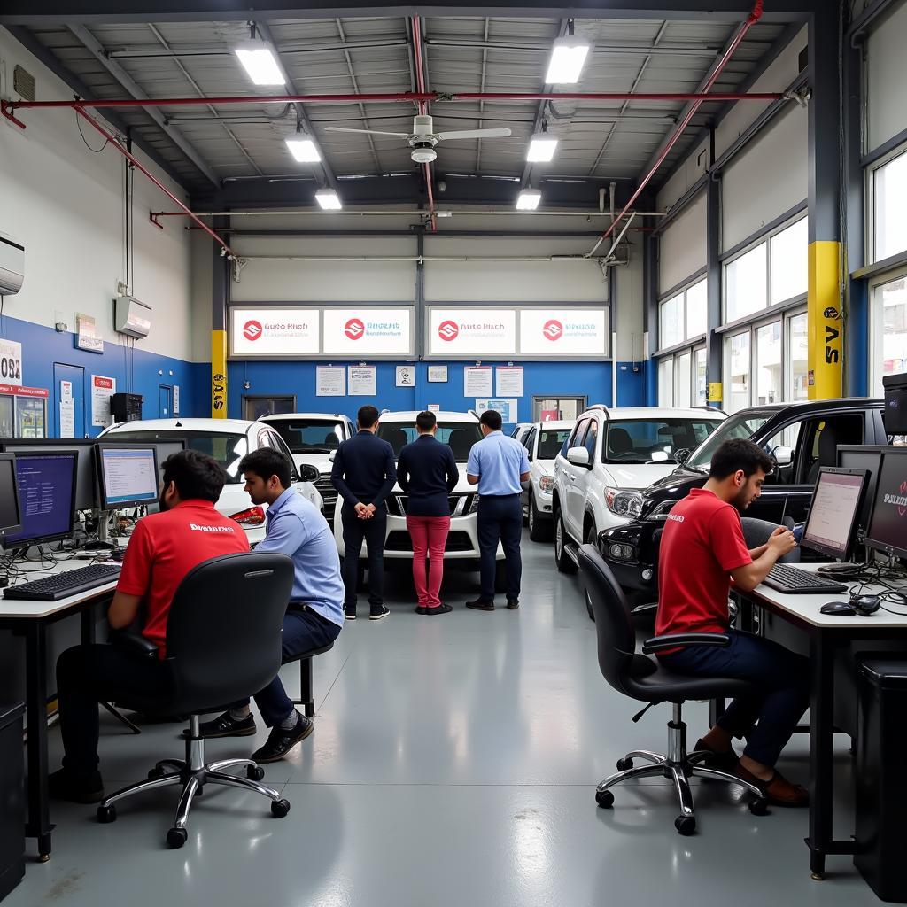 Auto Hitech Service Center Interior Kolkata