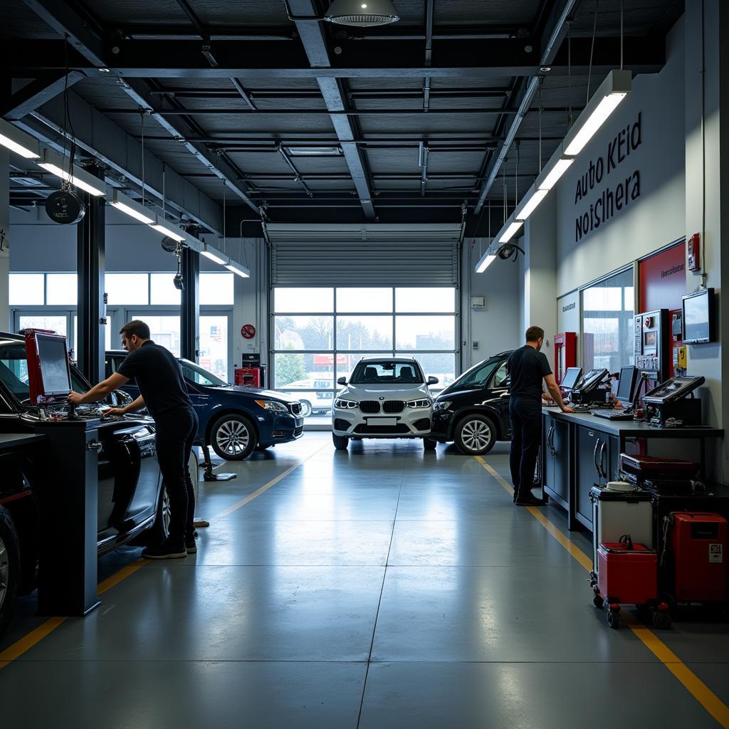 Inside an Auto Kot Bosch Service Center