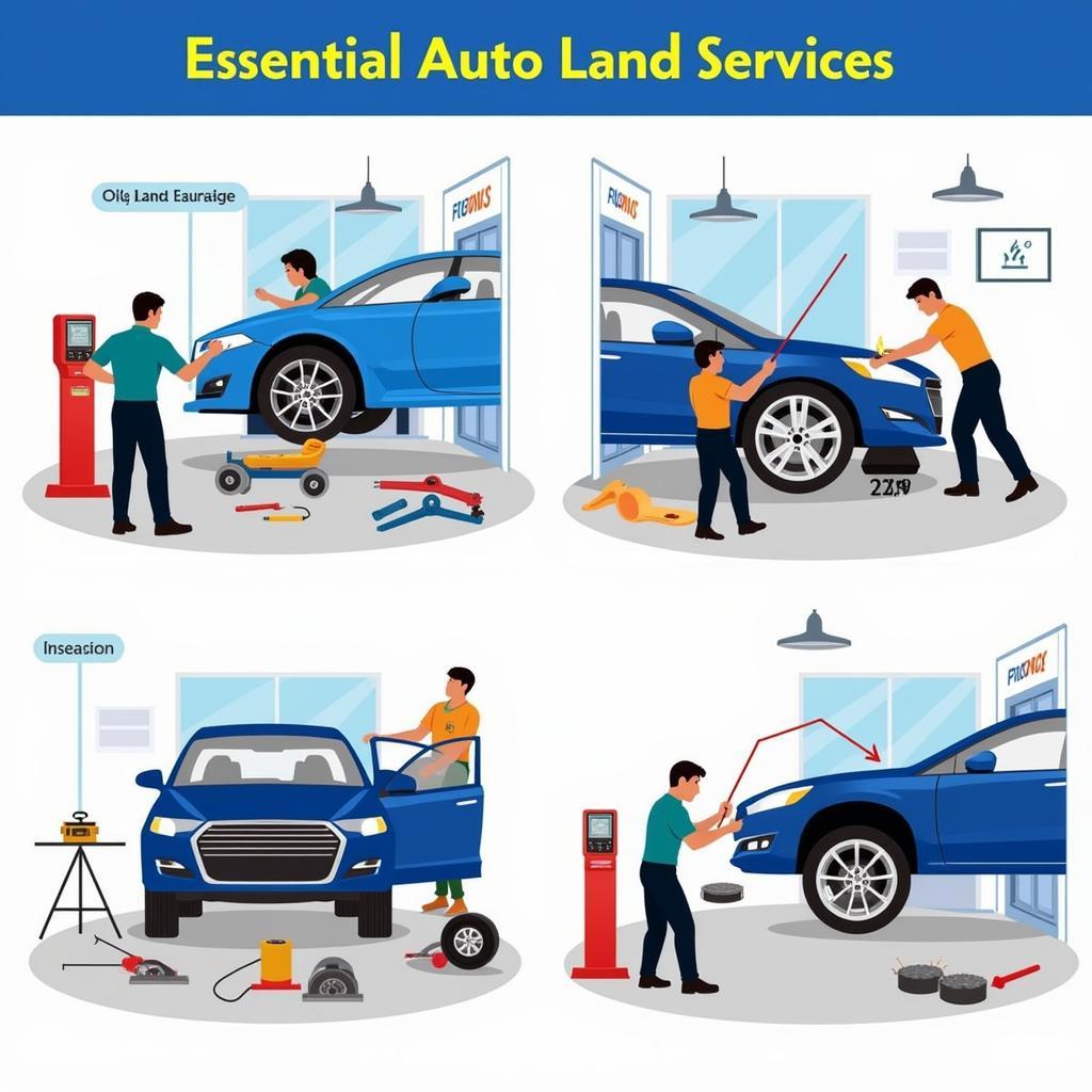 Auto Land Service Essentials: Oil Change, Tire Rotation, and Brake Inspection