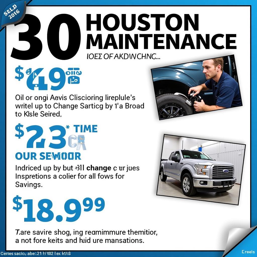 Auto Maintenance Specials in Houston