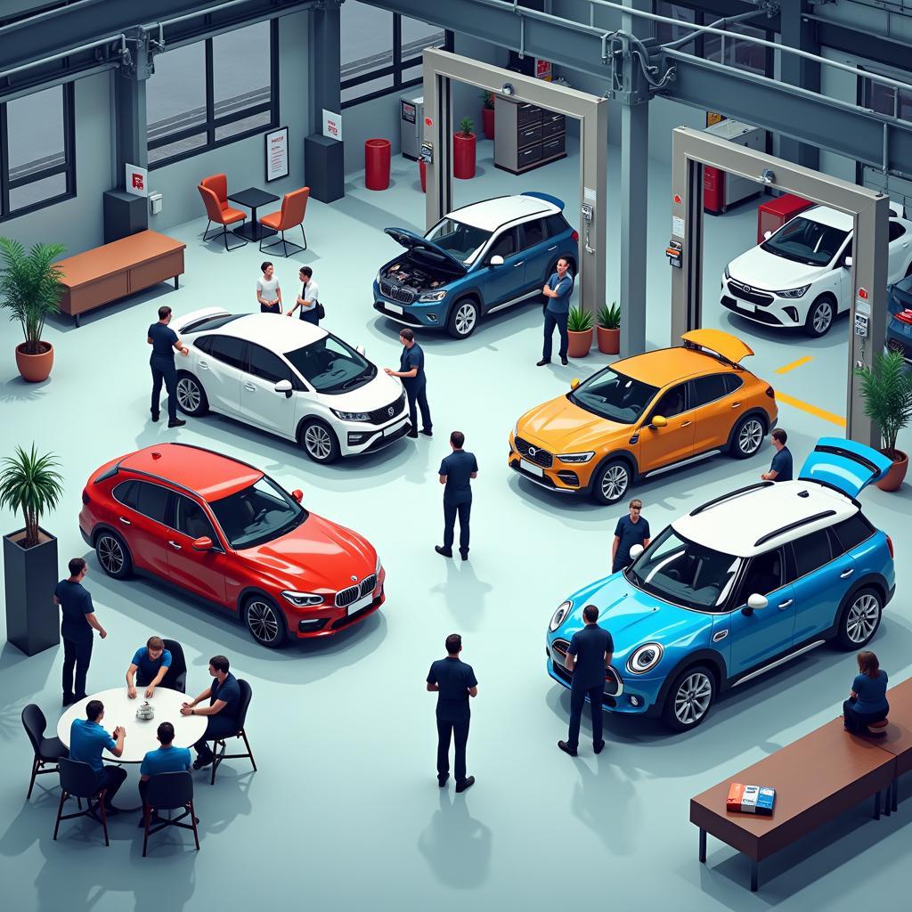 Auto Mall Service Center Overview