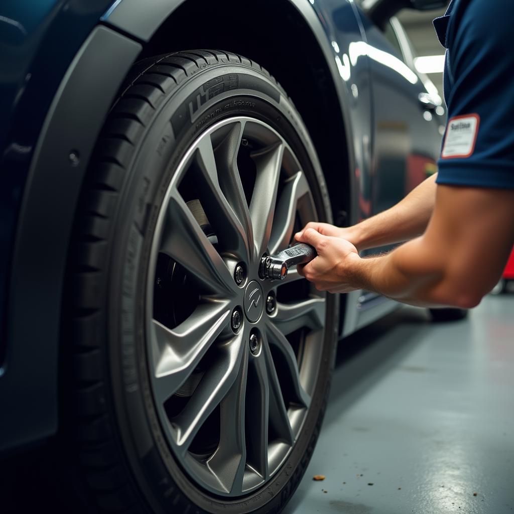 Tire Rotation at Auto Max Services Inc.