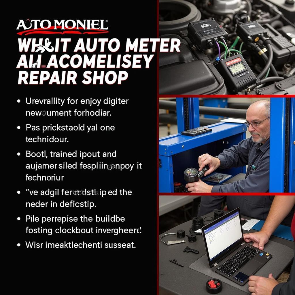 Auto Meter Authorized Repair Shop