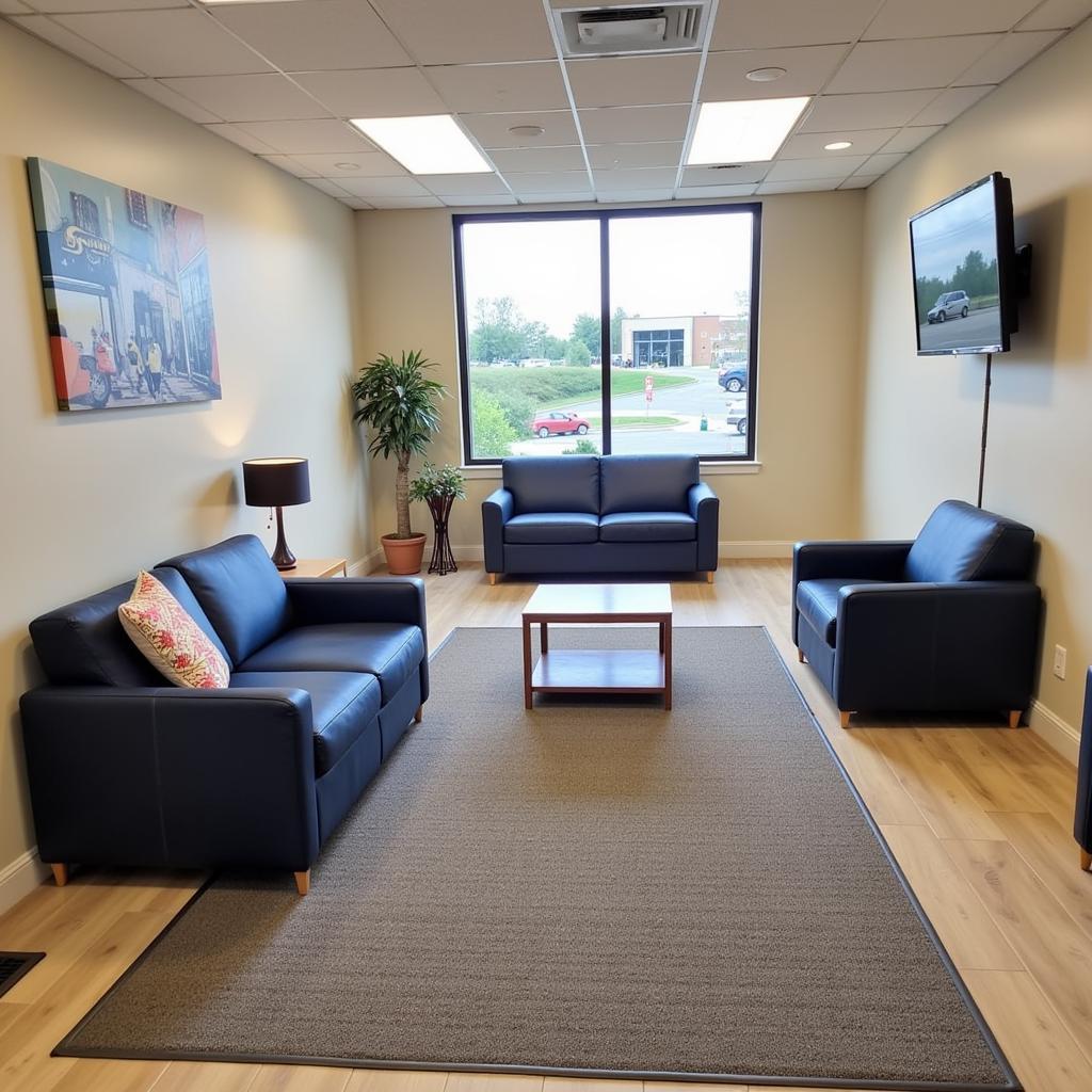 Auto Nation Des Plaines Service Department Customer Waiting Area