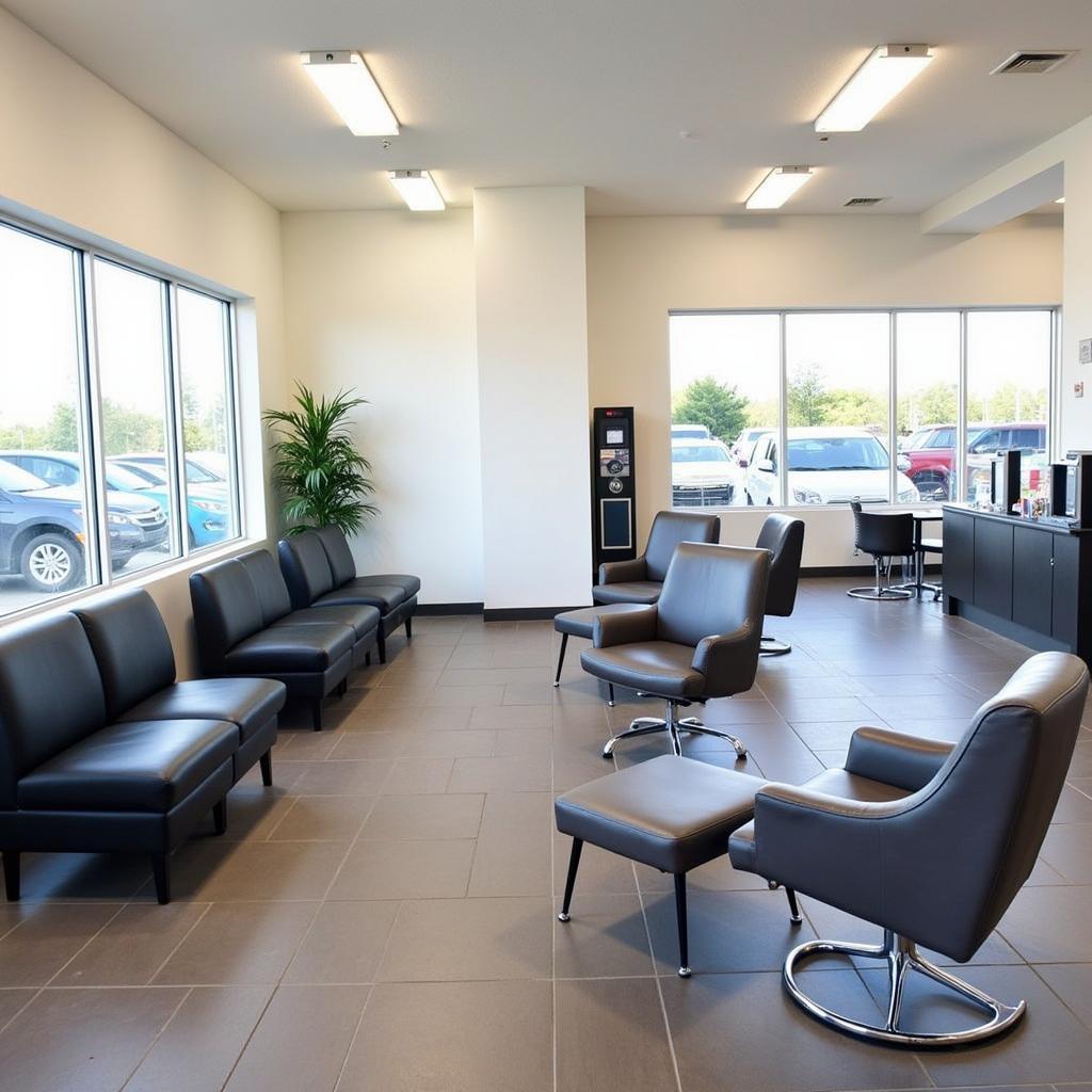 Comfortable Customer Lounge at Auto Nation Ford Mendenhall