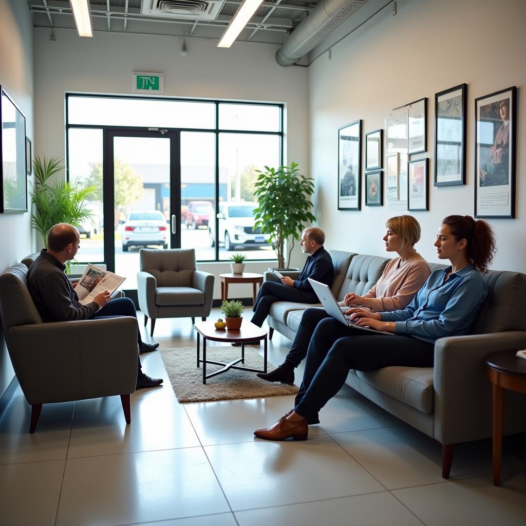 Auto Nation Laurel Service Center Waiting Area