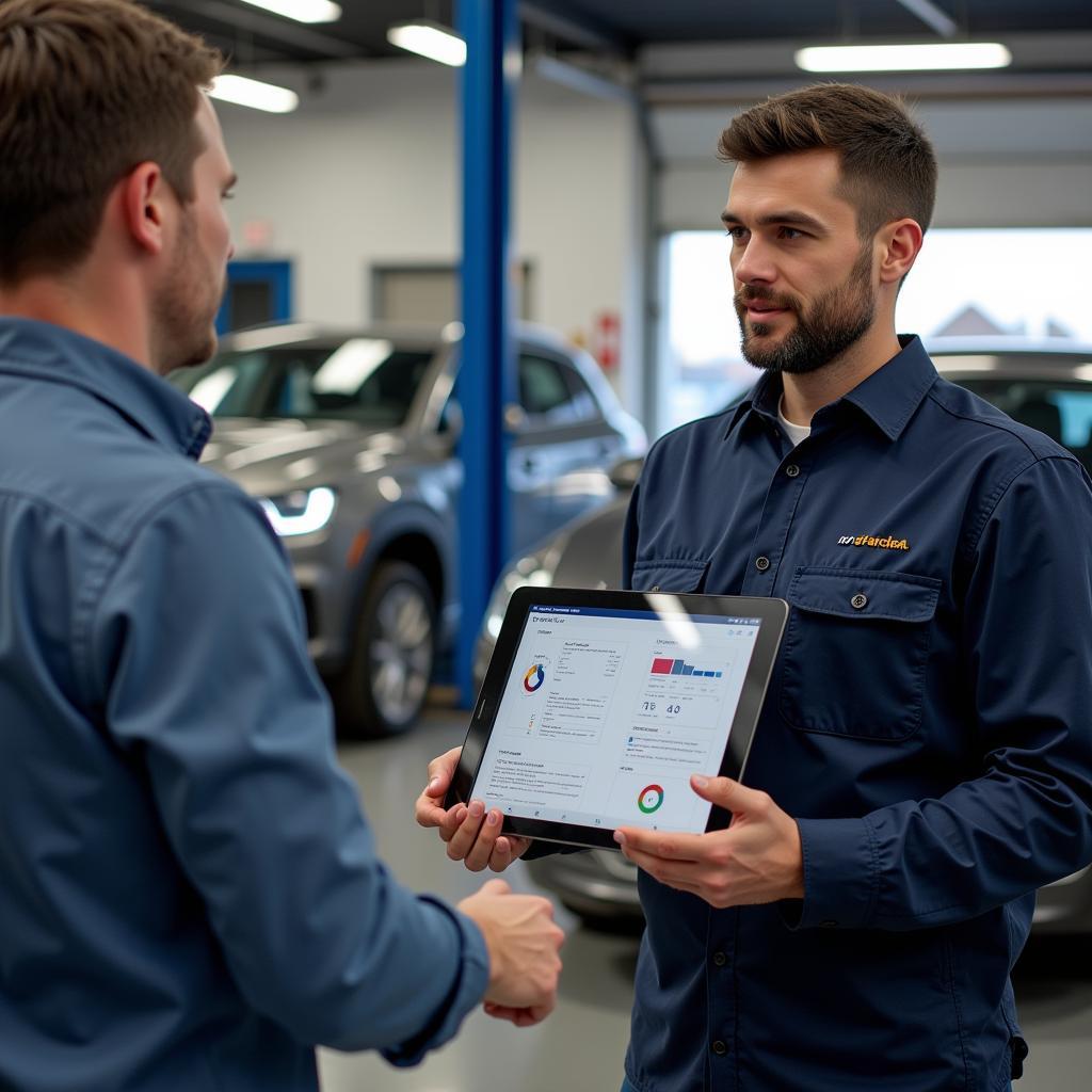 Auto Nation Laurel Service Manager at Work