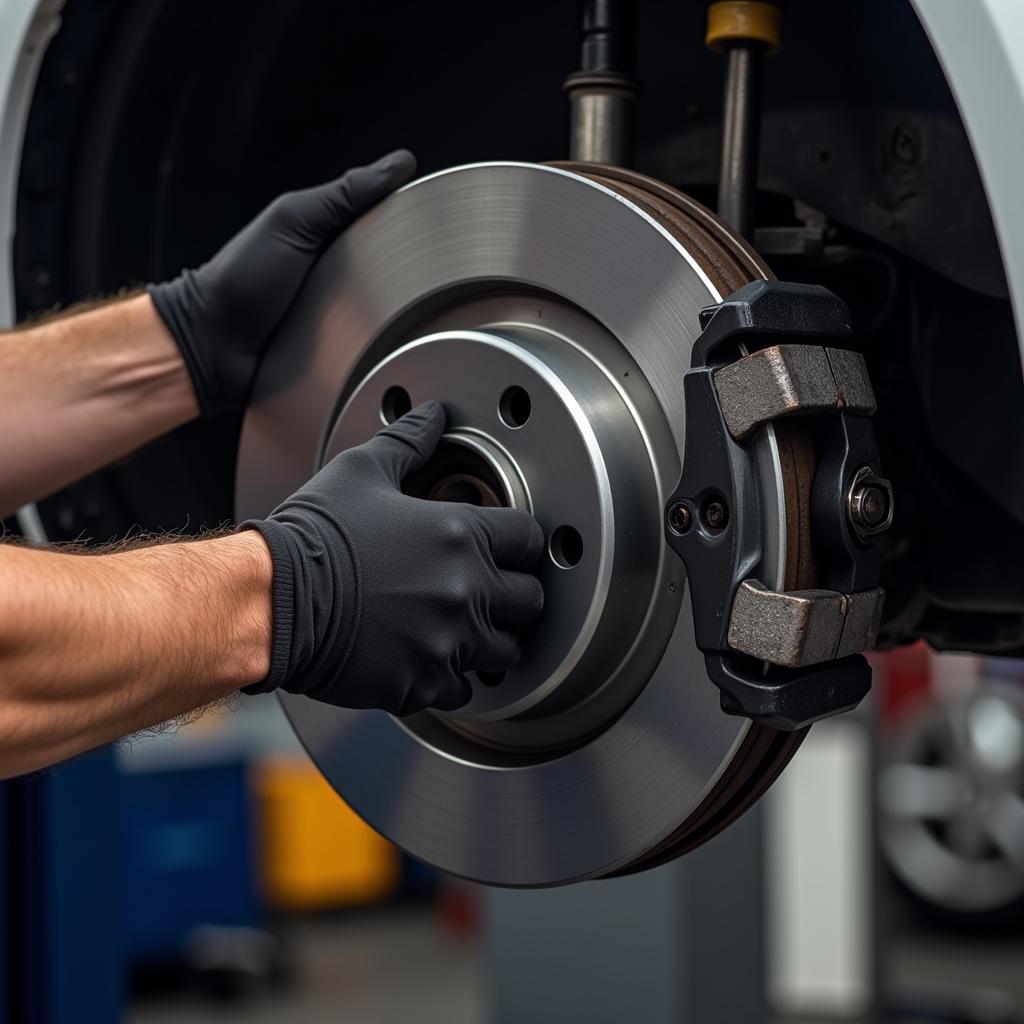 Brake Inspection During Auto PB Service