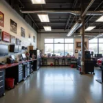 Modern and Clean Auto Service Shop Interior in Ankeny