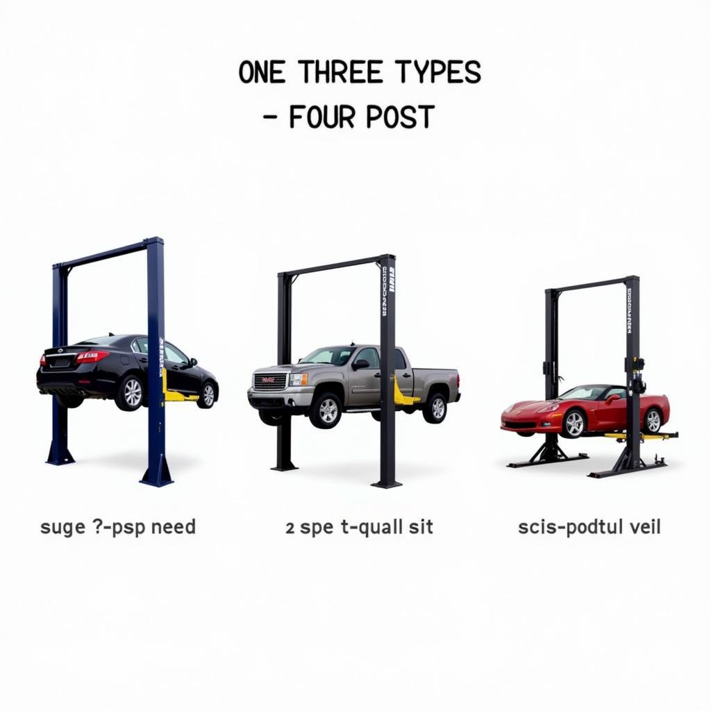 Different Types of Auto Service Bay Hoists