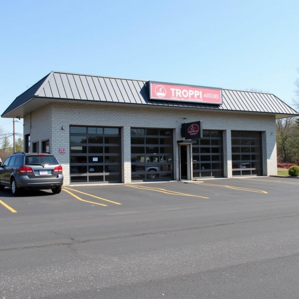 Modern Auto Service Shop Exterior in Bel Air, MD