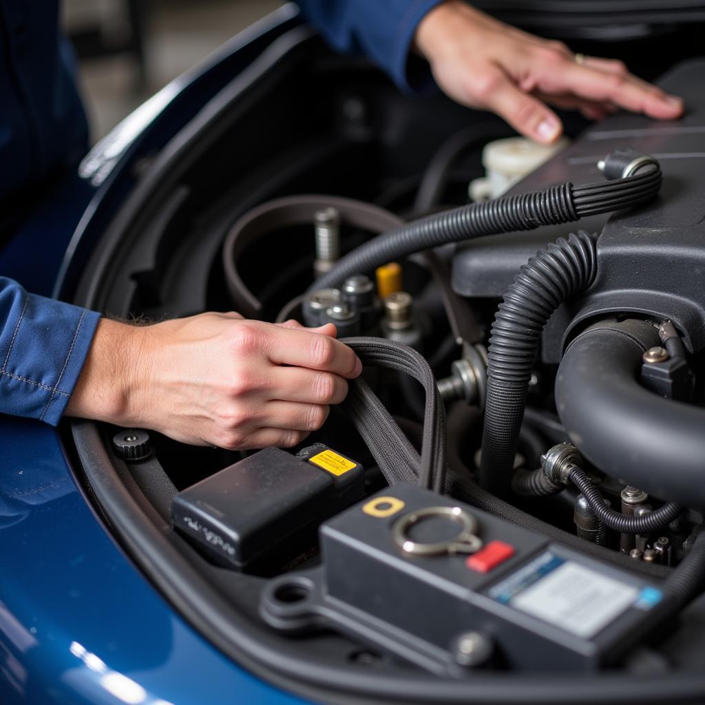 Auto Service Belt and Hose Inspection