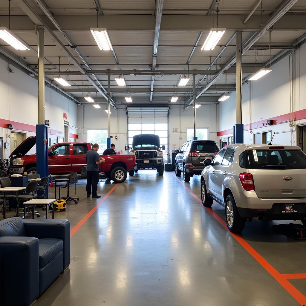 Modern and clean auto service facility in Carroll, IA