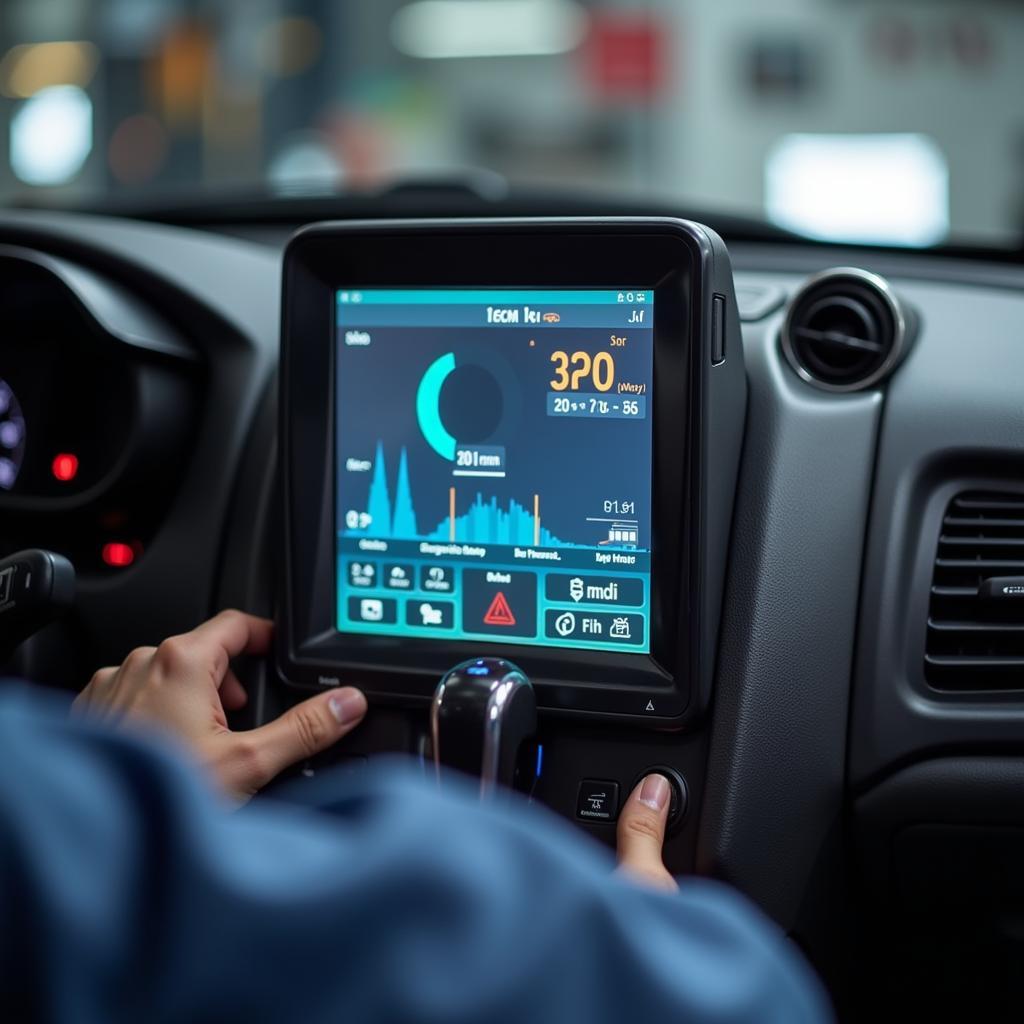 Modern diagnostic equipment in a Bucks County auto service center