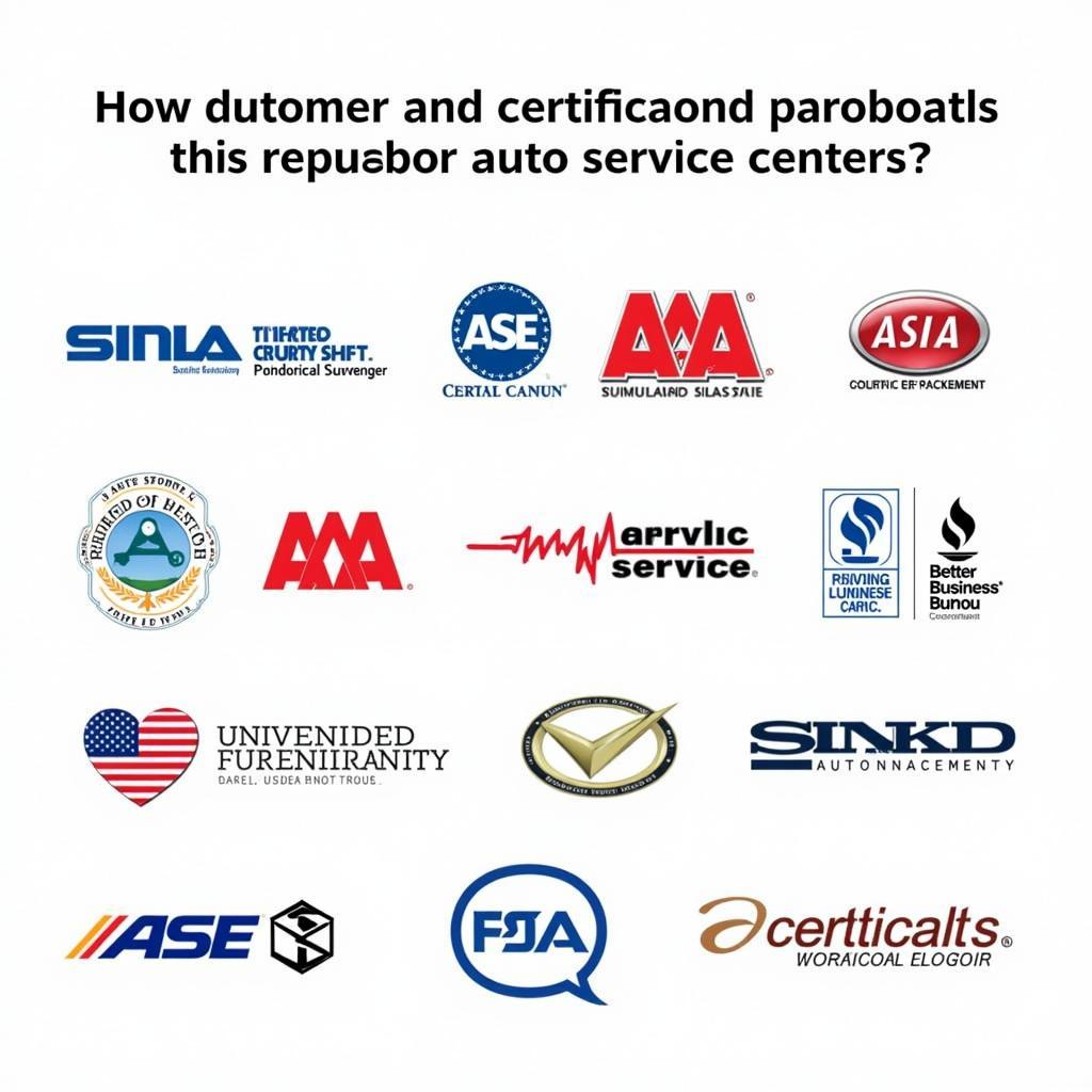 Auto Service Center Certifications in Harriman, NY