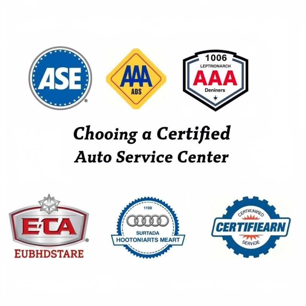 Auto Service Center Certifications in Portage, WI