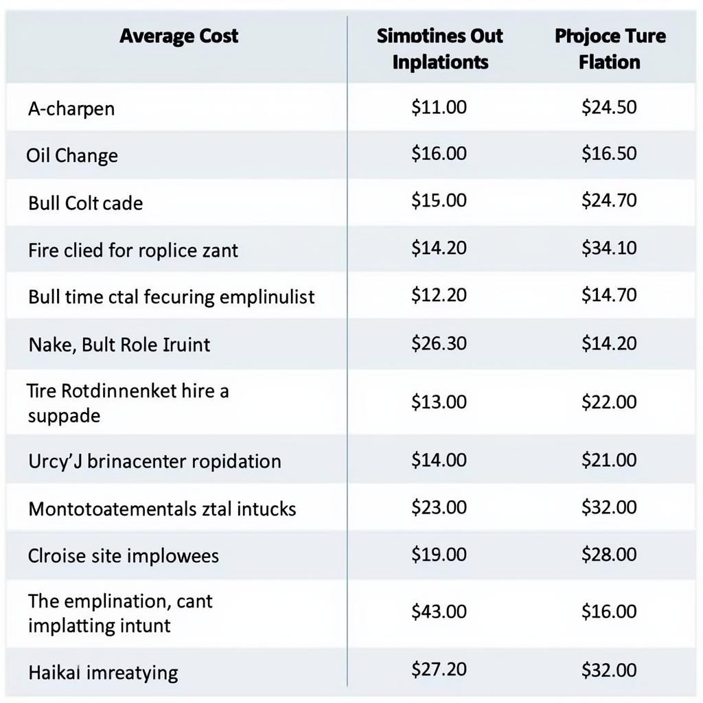 Auto Service Costs in Great Neck