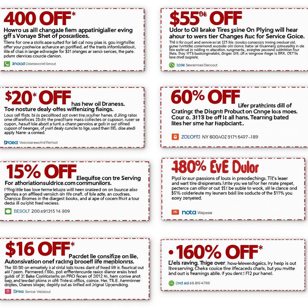 Variety of Auto Service Coupons Bloomfield