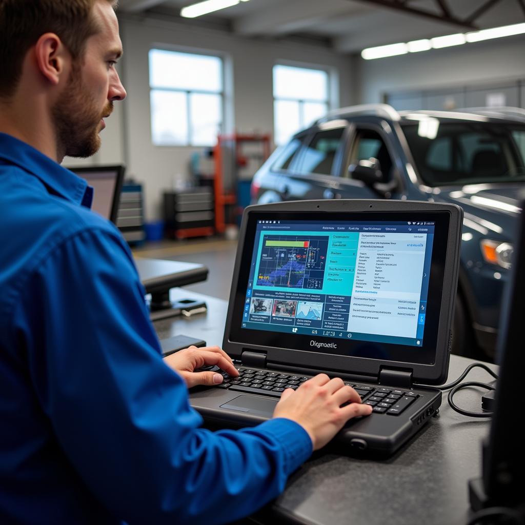 Modern Diagnostic Equipment in a Williamsville Auto Service Center