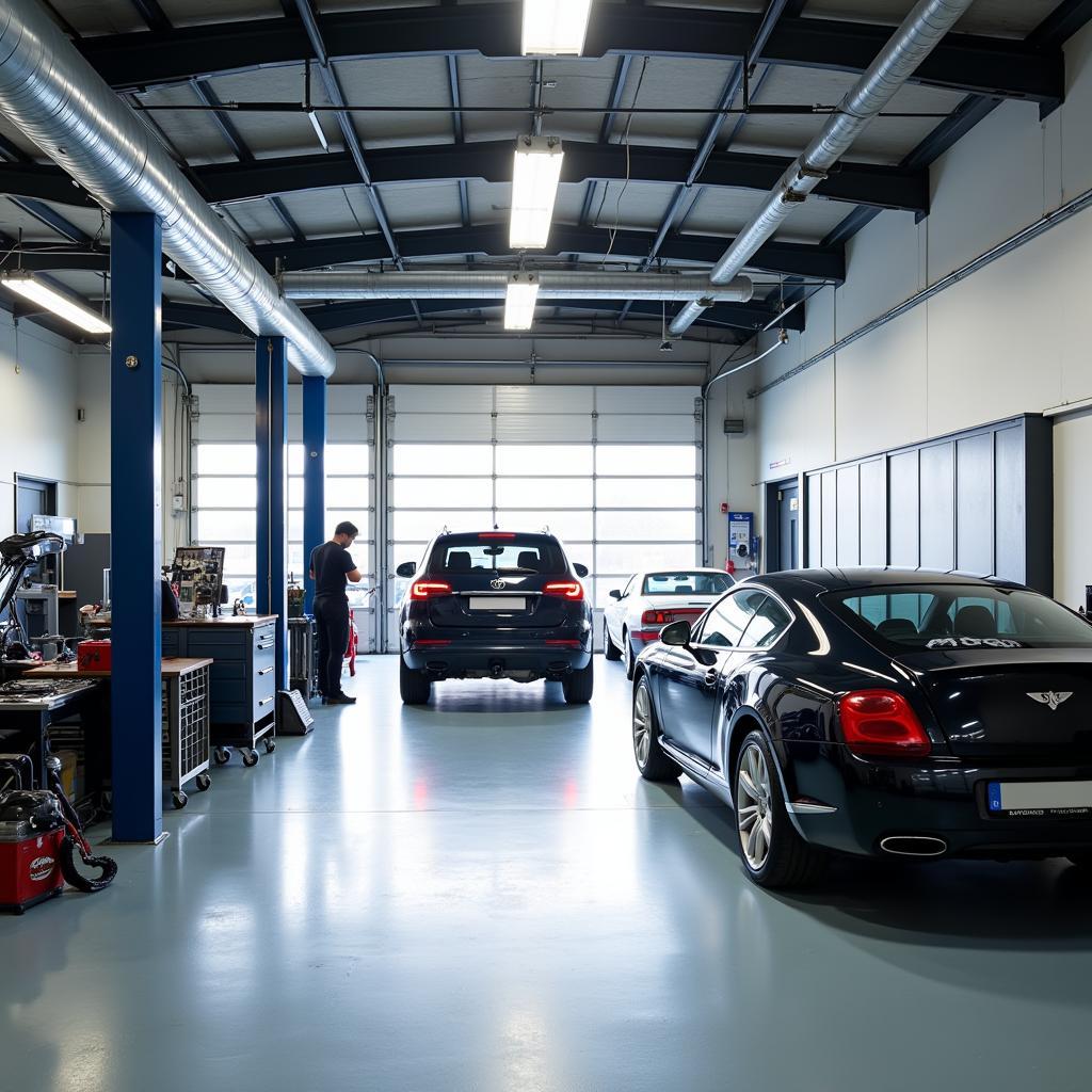 Modern Auto Service Garage Interior in Haarlem