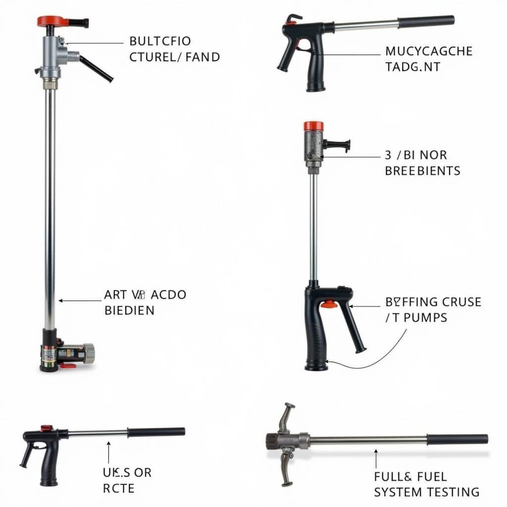 Types of Auto Service Hand Vacuum Pumps