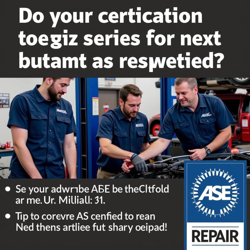 ASE Certified Mechanics in Hillsdale, MI