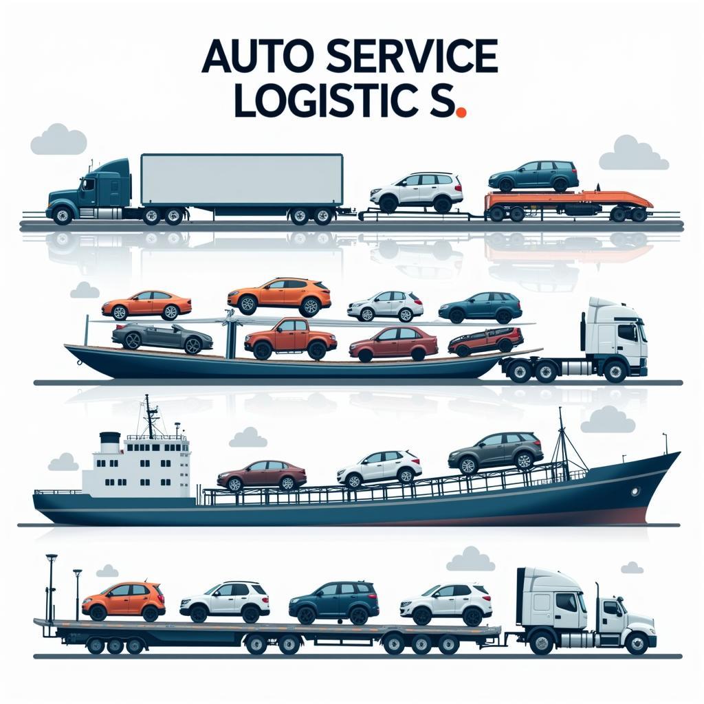 Auto Service Logistics Transport Vehicles