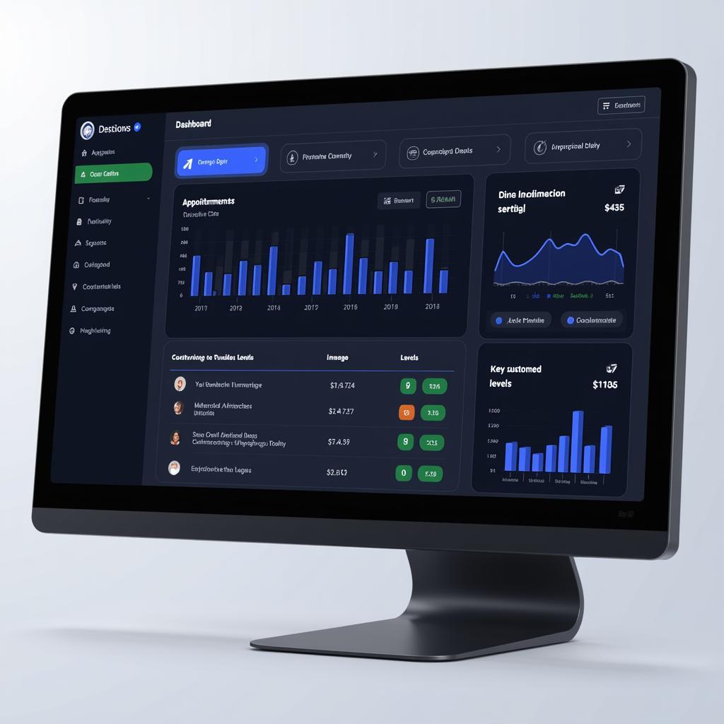 Auto Service POS Software Dashboard