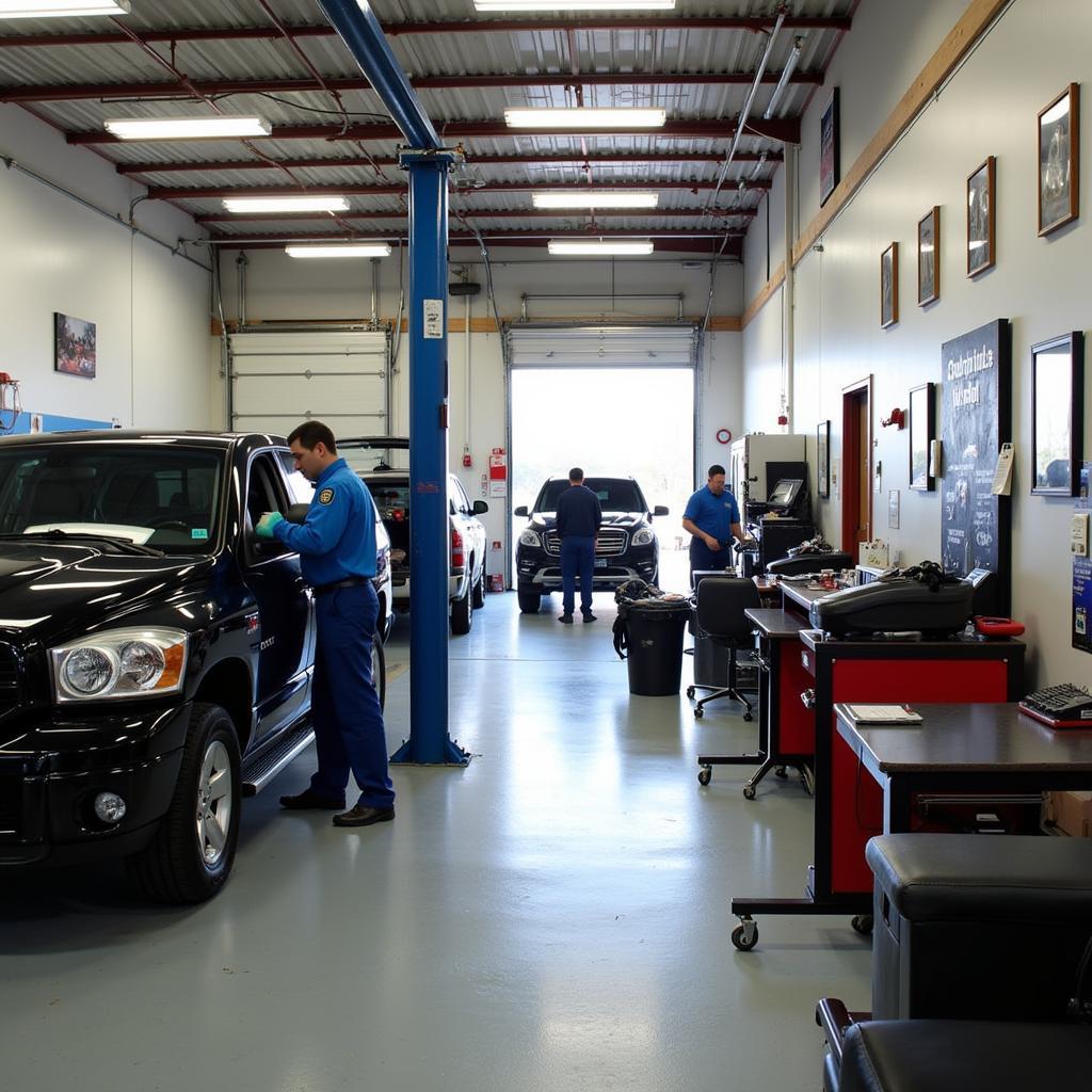 Modern auto service shop in Falconer NY with certified mechanics