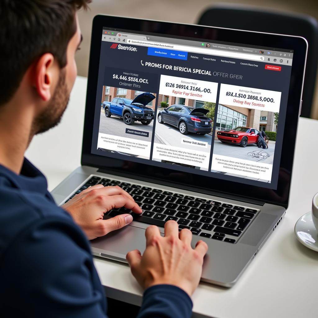 Finding Auto Service Special Offers Online