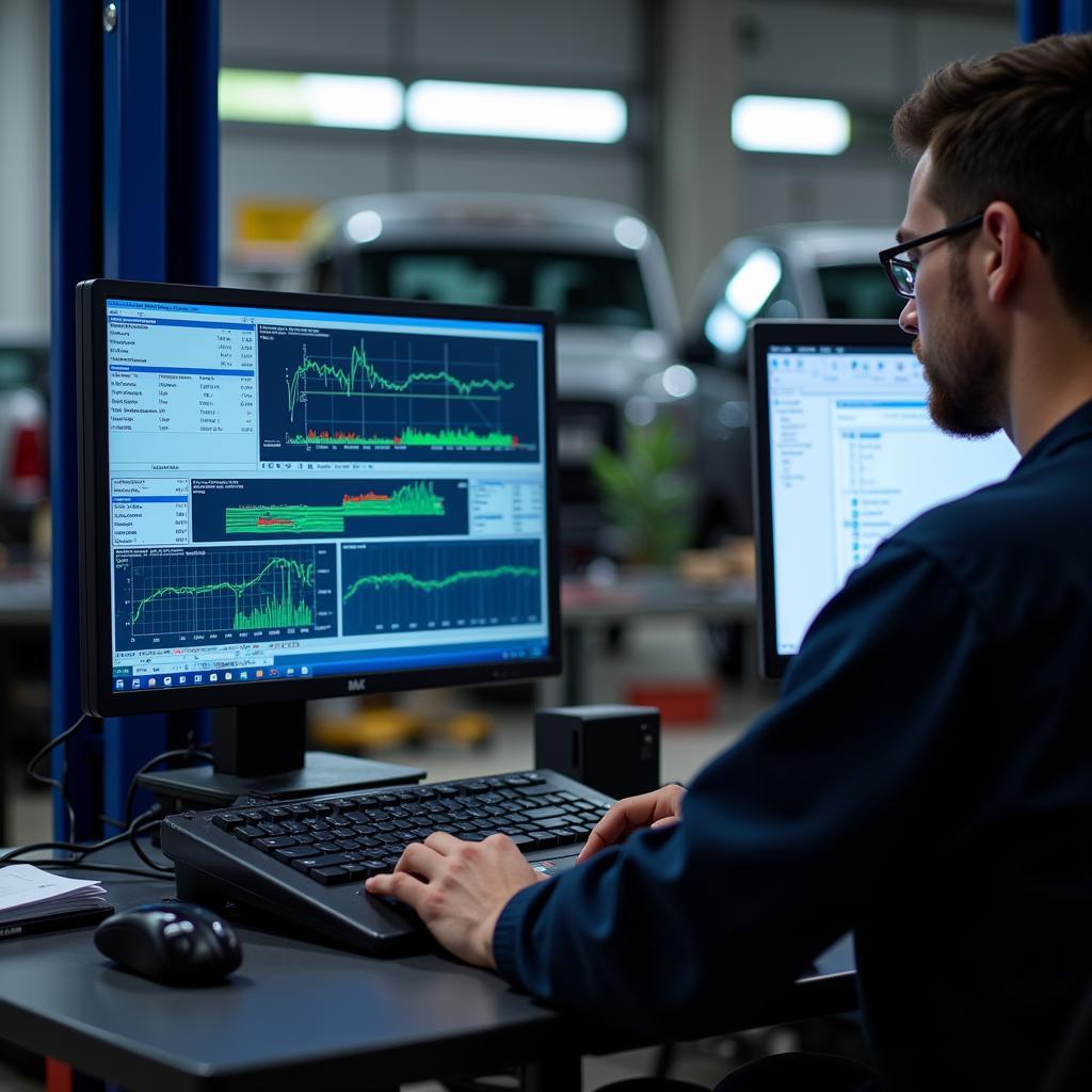 Modern diagnostic tools used in Stockton auto service