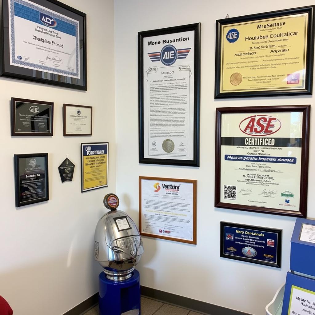 Auto Service Taylors Certifications