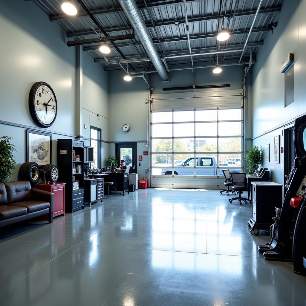 Clean and Modern Auto Service and Tire Inc Facility