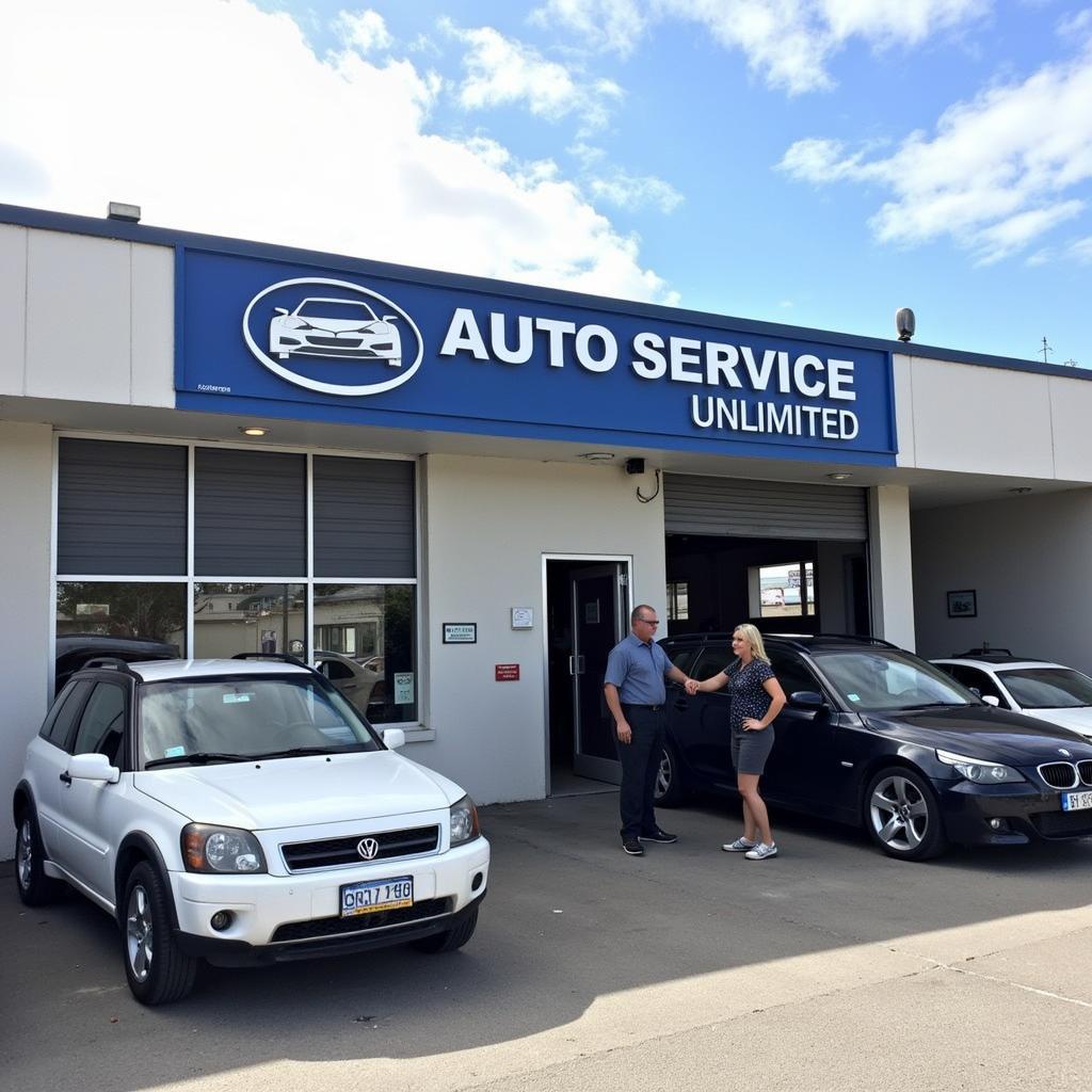 Auto Service Unlimited Jones Bridge Exterior